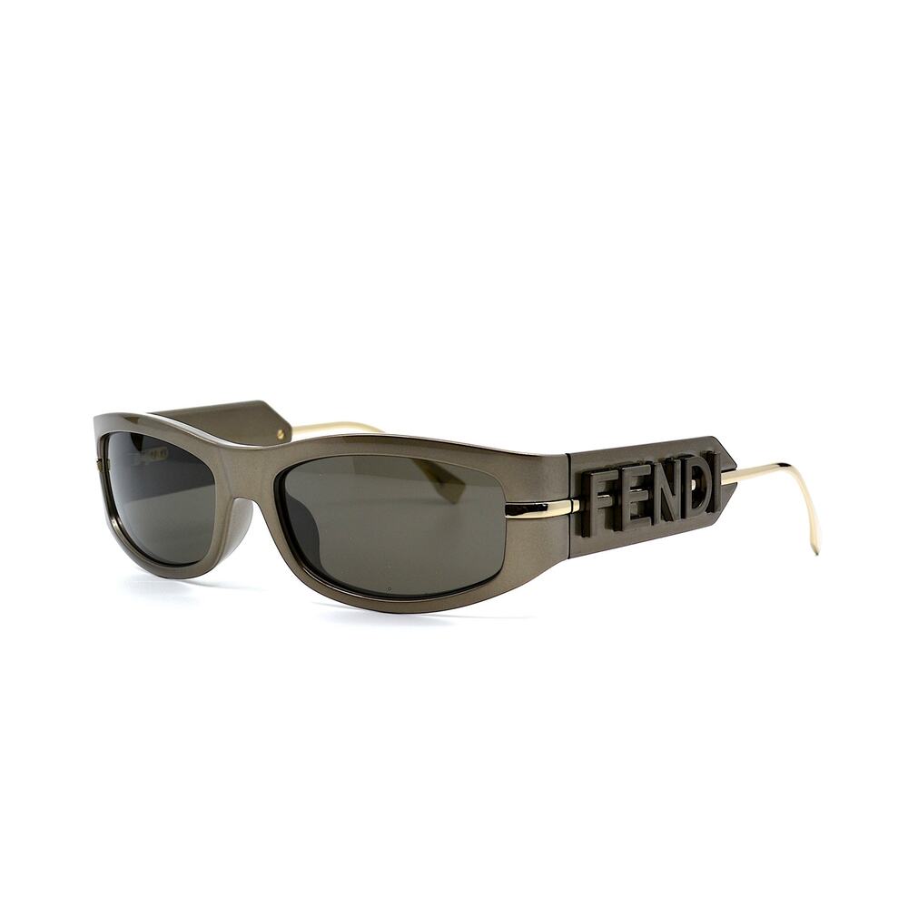 NEW! FENDI FE40120I 45E BROWN MEN'S AUTHENTIC SUNGLASSES